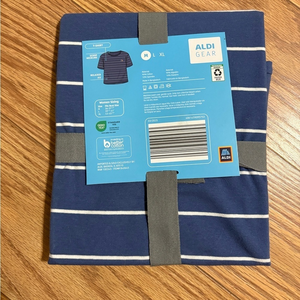 NEW ALDI Shirt Medium - Picture 3 of 4